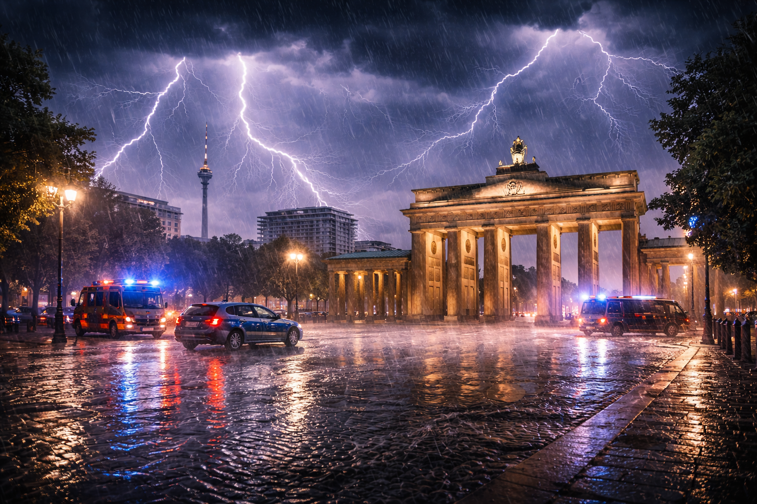 Unwetter in Berlin