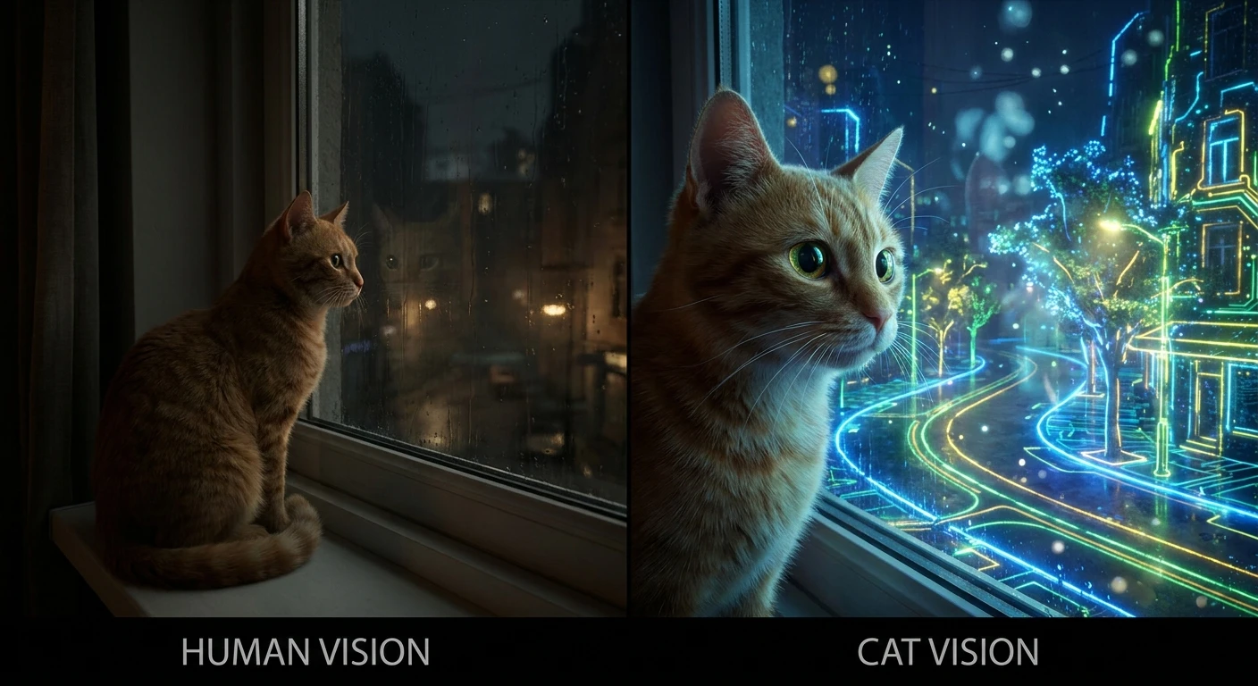 wie sehen katzen die welt