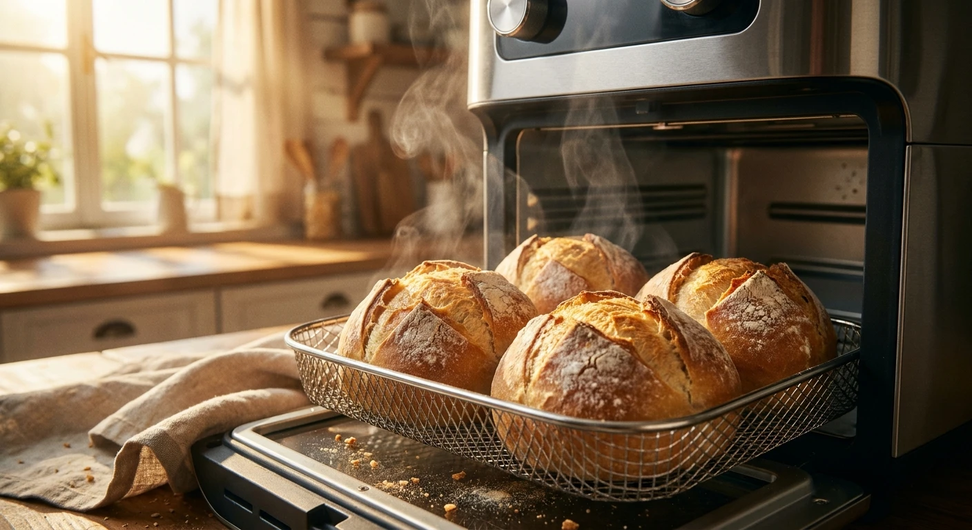 brötchen im airfryer
